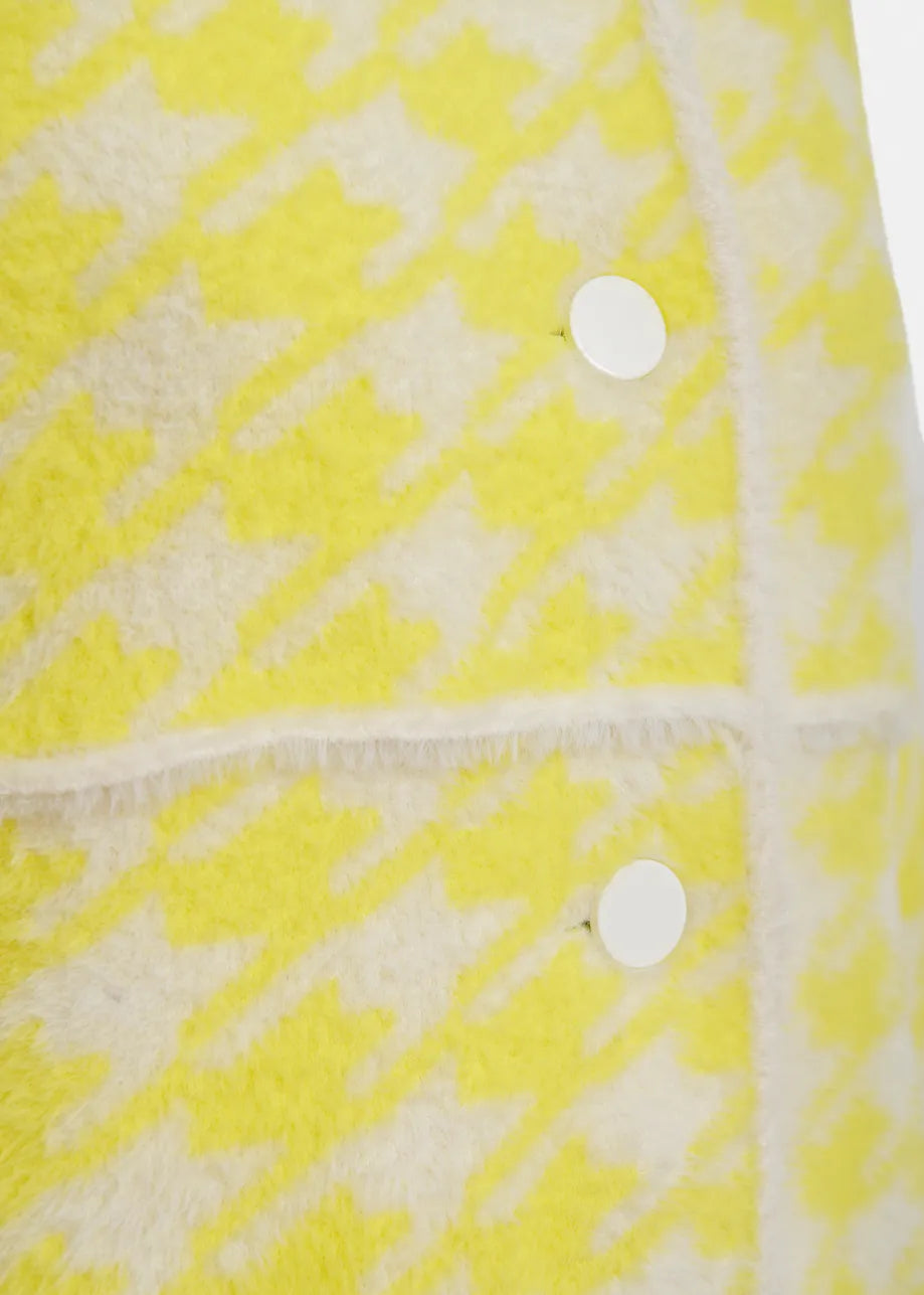 Essentiel Antwerp Joking Cardigan in Lemon Squeeze