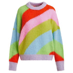 Essentiel Antwerp Jolor Striped Pullover in Orange Brulee
