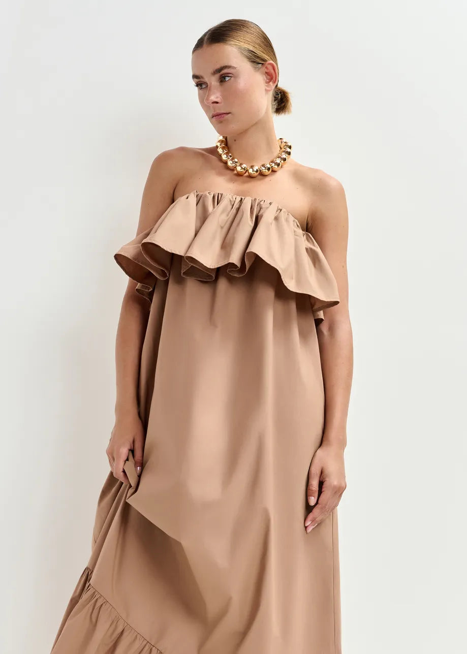 Essentiel Antwerp Joyce Dress in Maple