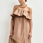 Essentiel Antwerp Joyce Dress in Maple