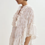 Essentiel Antwerp Jimminy Embroidered Dress in White