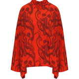 Essentiel Antwerp Joyetta Top in Orange Brulee
