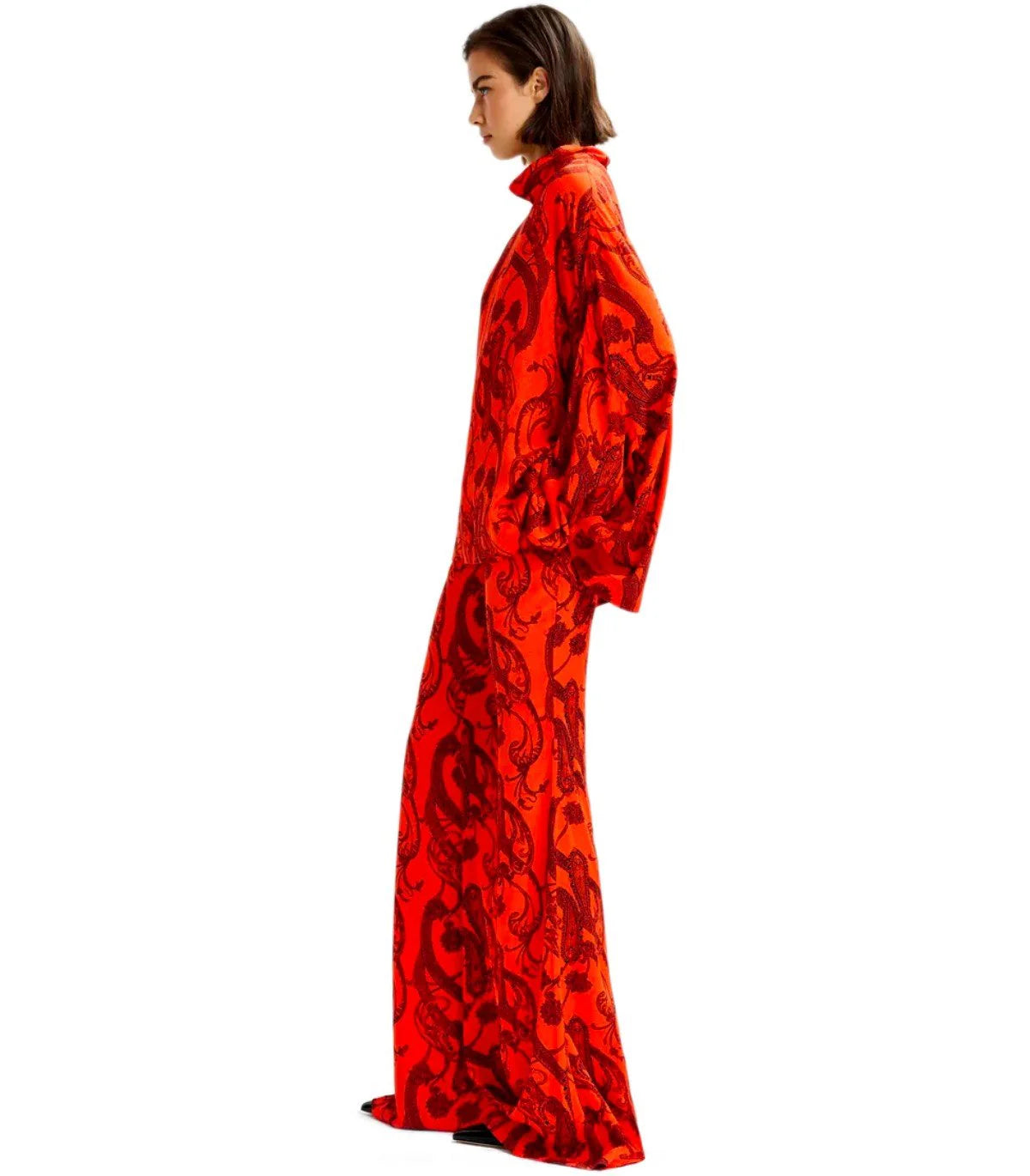 Essentiel Antwerp Joyetta Top in Orange Brulee