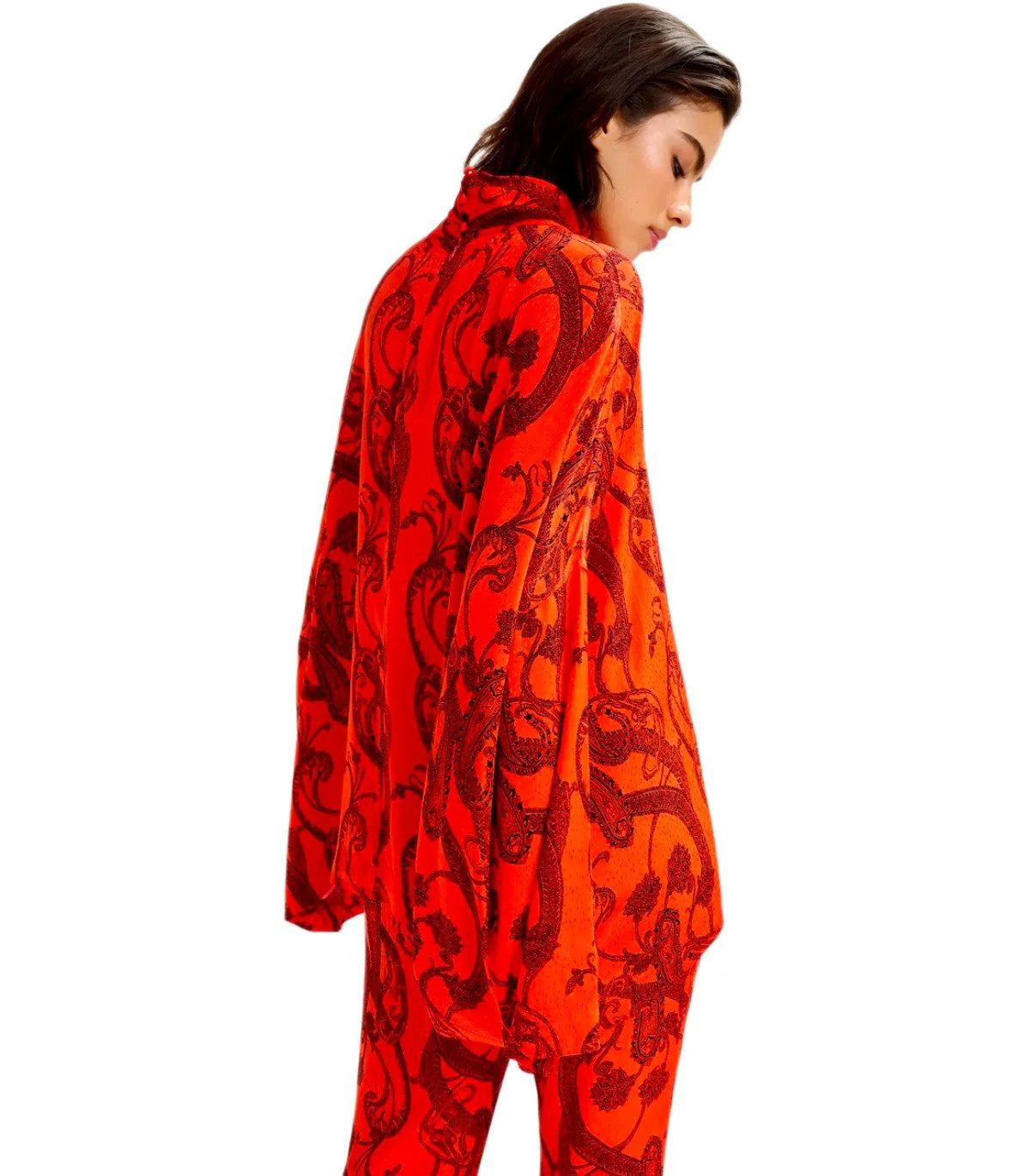 Essentiel Antwerp Joyetta Top in Orange Brulee