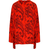Essentiel Antwerp Joyetta Top in Orange Brulee
