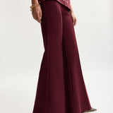 Essentiel Antwerp Klever Knitted Pant in Deep Wine
