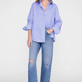 Anine Bing Essie Shirt in Blue Stripe