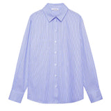 Anine Bing Essie Shirt in Blue Stripe