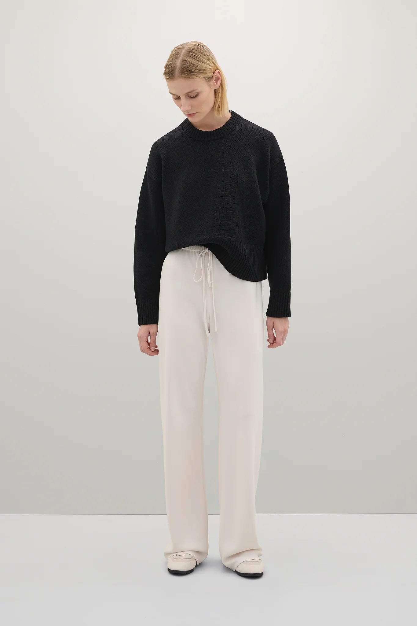 A Emery Estee Bias Pant in Oyster