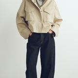 Friends With Frank The Esther Cropped Trench in Walnut