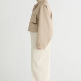 Friends With Frank The Esther Cropped Trench in Walnut