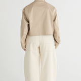 Friends With Frank The Esther Cropped Trench in Walnut