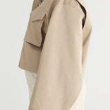 Friends With Frank The Esther Cropped Trench in Walnut