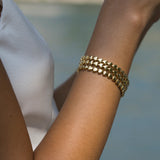 Fairley Golden Heart Tennis Bracelet
