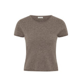 St Agni Fine Merino Wool Baby Tee in Vapor