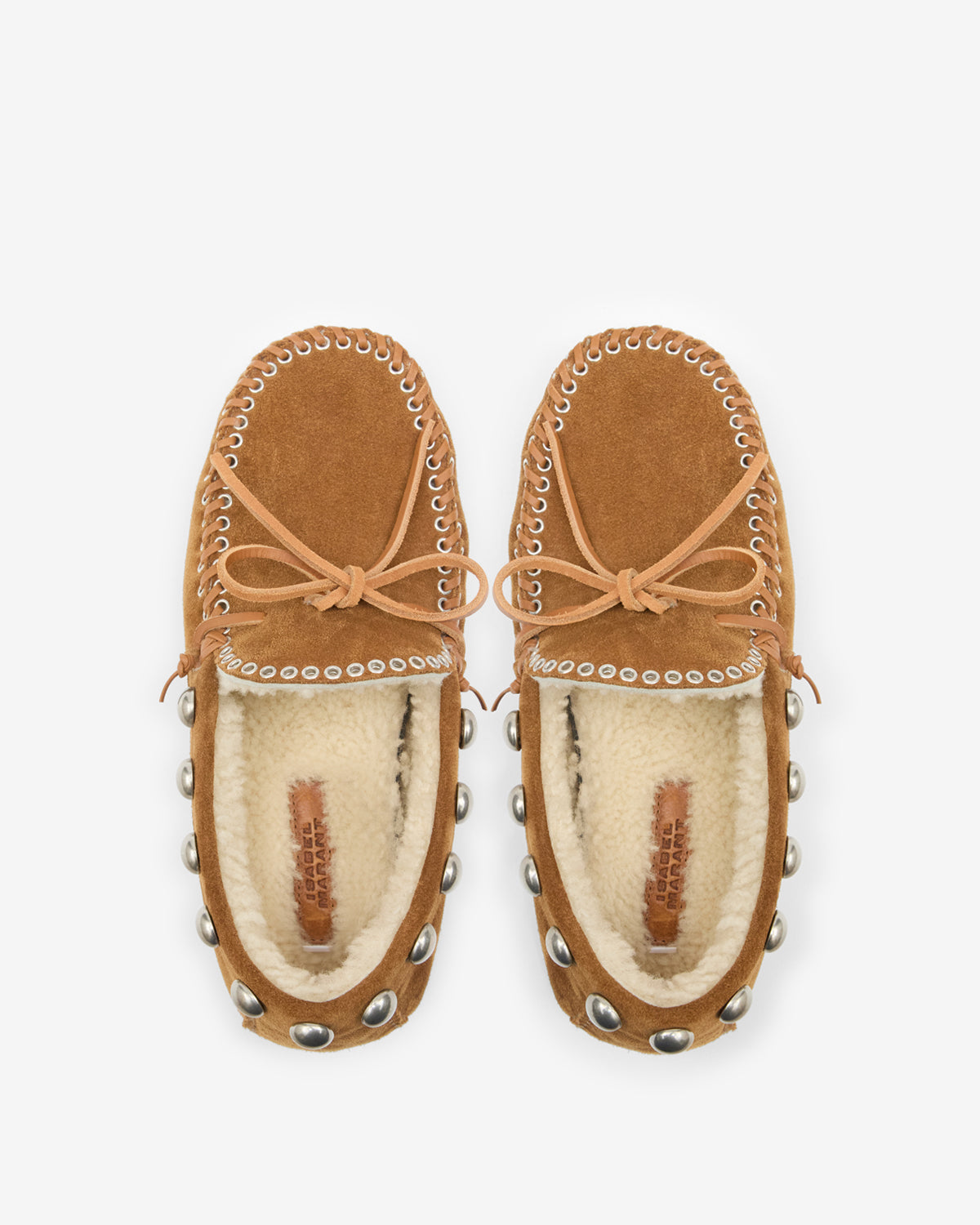 Isabel Marant Fitza Flat in Cognac - detail view