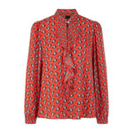 Marc Cain 5102 Blouse in Aurora Red
