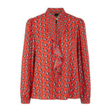 Marc Cain 5102 Blouse in Aurora Red