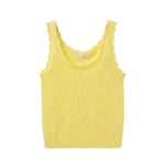 Frame The Cashmere Airy Tank in Marigold