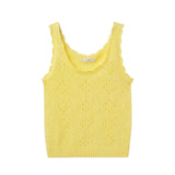 Frame The Cashmere Airy Tank in Marigold