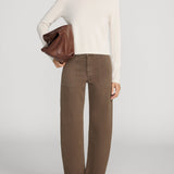 Frame The Ranger Pant in Deep Olive - side view