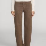 Frame The Ranger Pant in Deep Olive - detail view