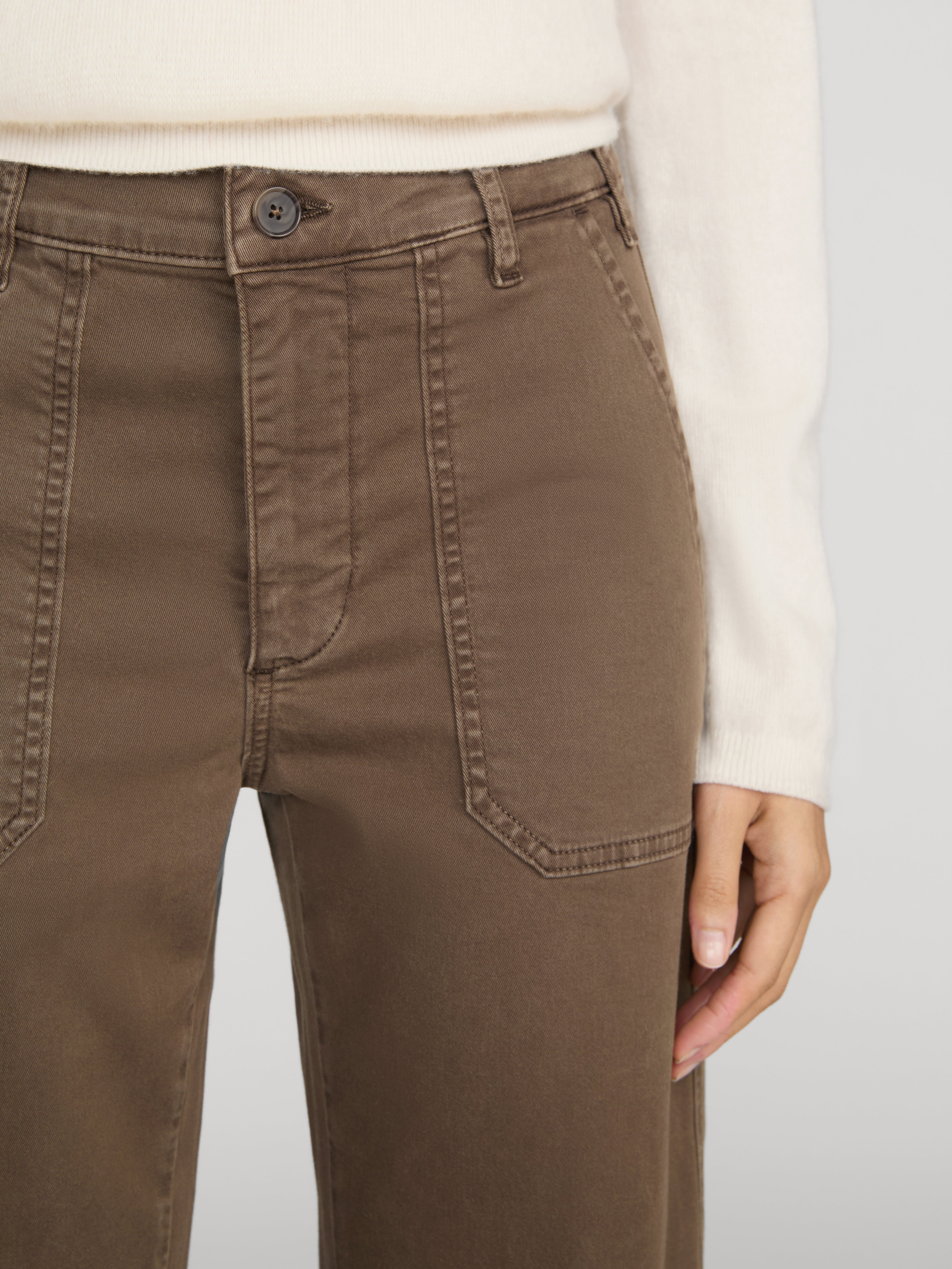 Frame The Ranger Pant in Deep Olive - outfit inspiration