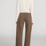 Frame The Ranger Pant in Deep Olive - close up