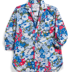 Frank and Eileen Eileen Relaxed Shirt in Floral Blue Red Green
