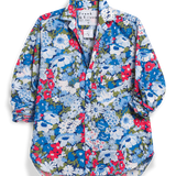 Frank and Eileen Eileen Relaxed Shirt in Floral Blue Red Green