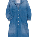 Frank & Eileen Ireland Dress in Blue with Light Wash
