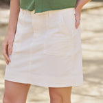 Frank & Eileen Jameson Skirt in Chalk - styled look