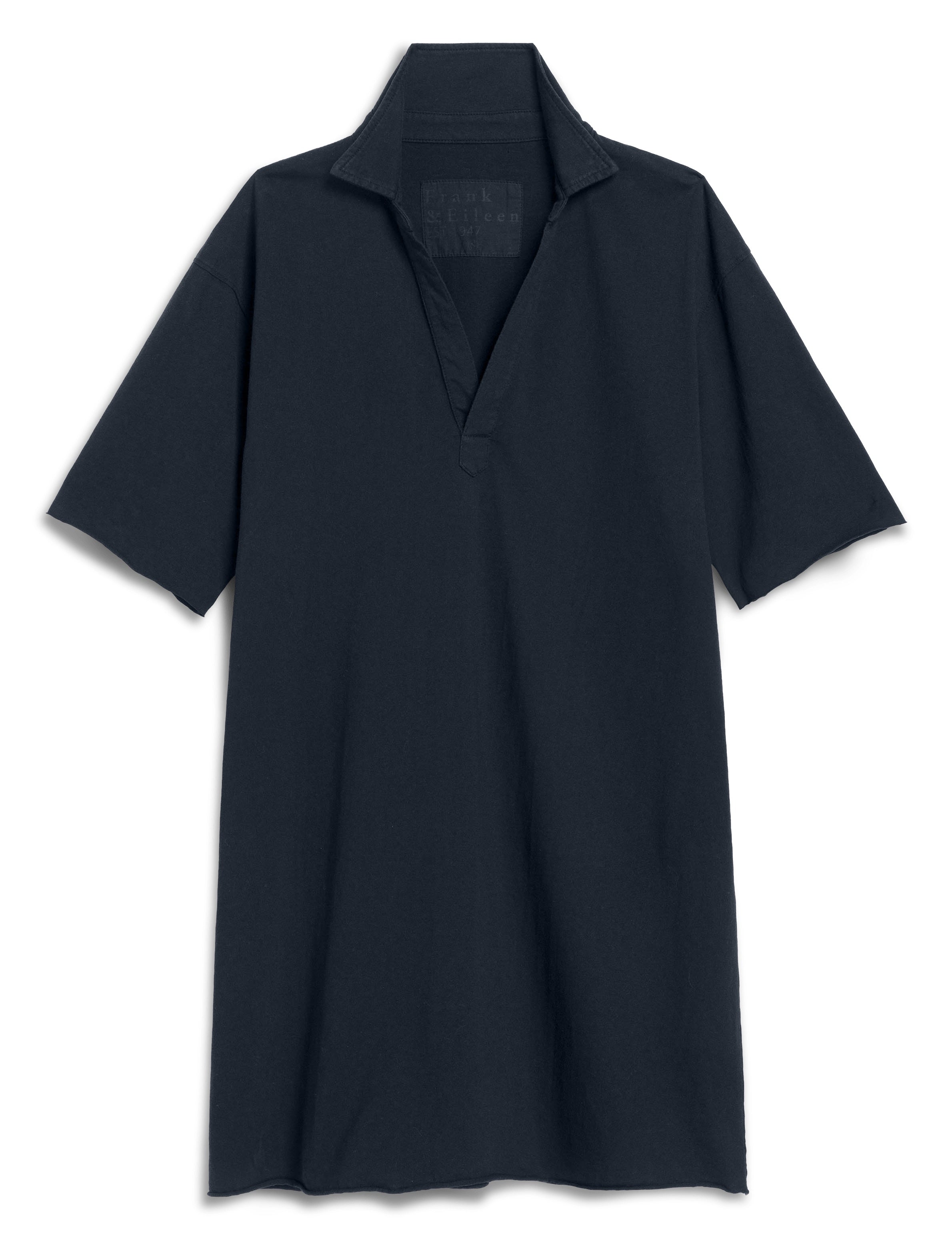 Frank & Eileen Mini Emma Henley Short Sleeve Dress in British Royal Navy