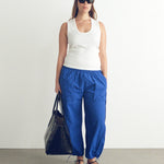 Friends With Frank The Heidi Pants in Klein Blue - detail view