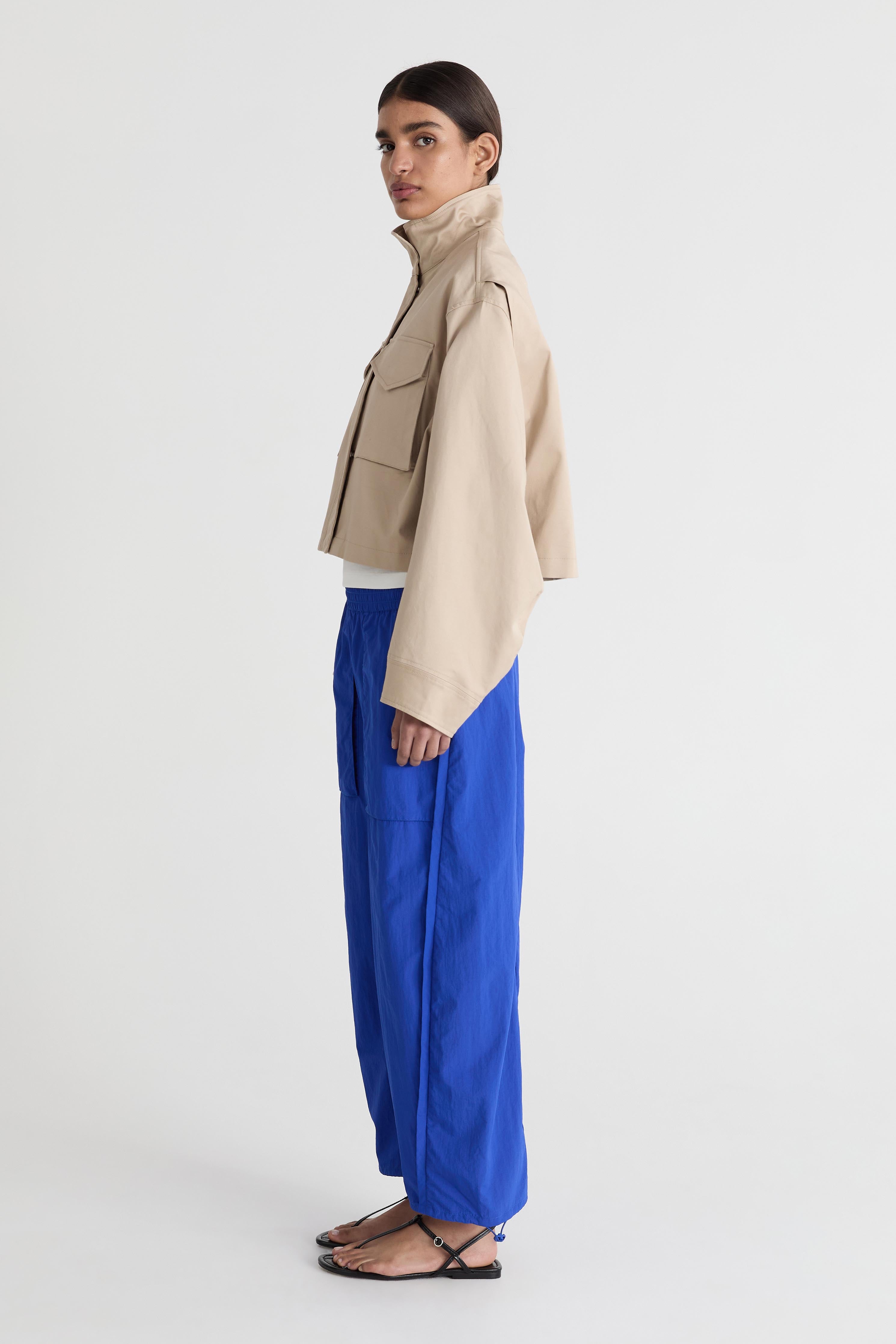 Friends With Frank The Heidi Pants in Klein Blue - close up