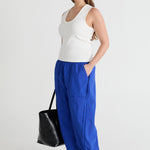 Friends With Frank The Heidi Pants in Klein Blue - close up