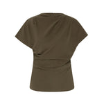 Friends With Frank The Phoebe Top in Khaki
