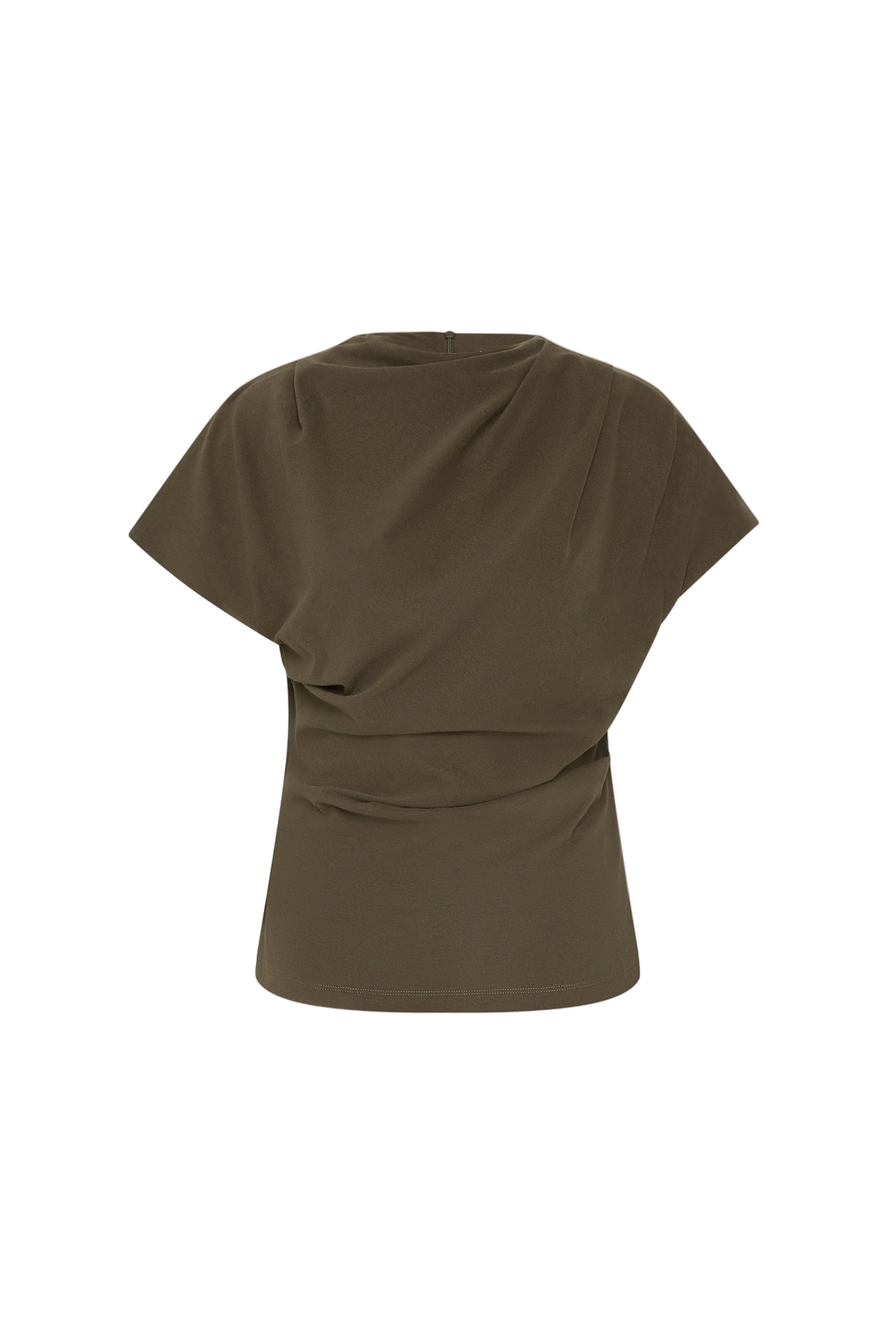 Friends With Frank The Phoebe Top in Khaki