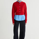 Friends With Frank The Chloe Cardigan in Red