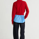 Friends With Frank The Chloe Cardigan in Red