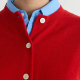 Friends With Frank The Chloe Cardigan in Red