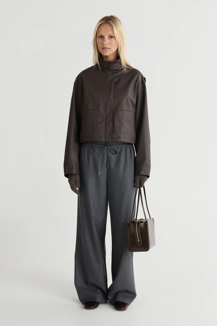 Friends With Frank The Greer Jacket in Chocolate