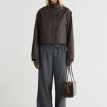 Friends With Frank The Greer Jacket in Chocolate