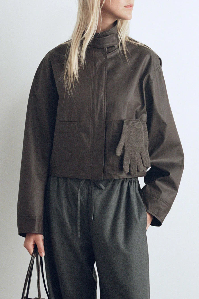 Friends With Frank The Greer Jacket in Chocolate