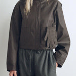 Friends With Frank The Greer Jacket in Chocolate