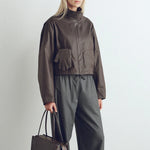 Friends With Frank The Greer Jacket in Chocolate