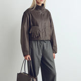 Friends With Frank The Greer Jacket in Chocolate