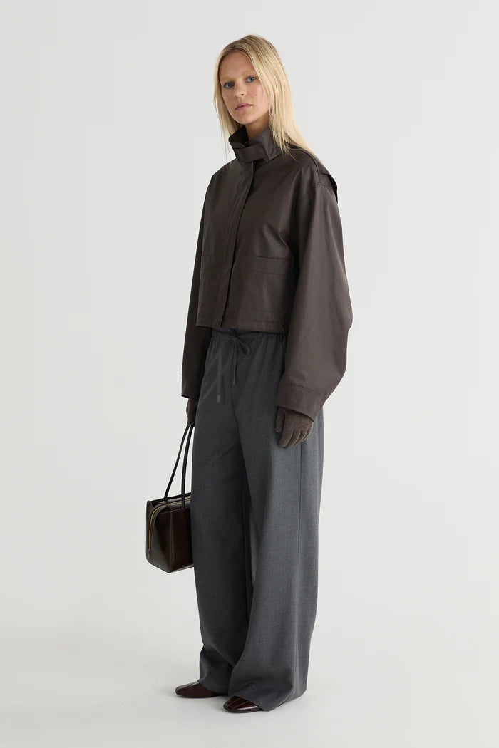 Friends With Frank The Greer Jacket in Chocolate