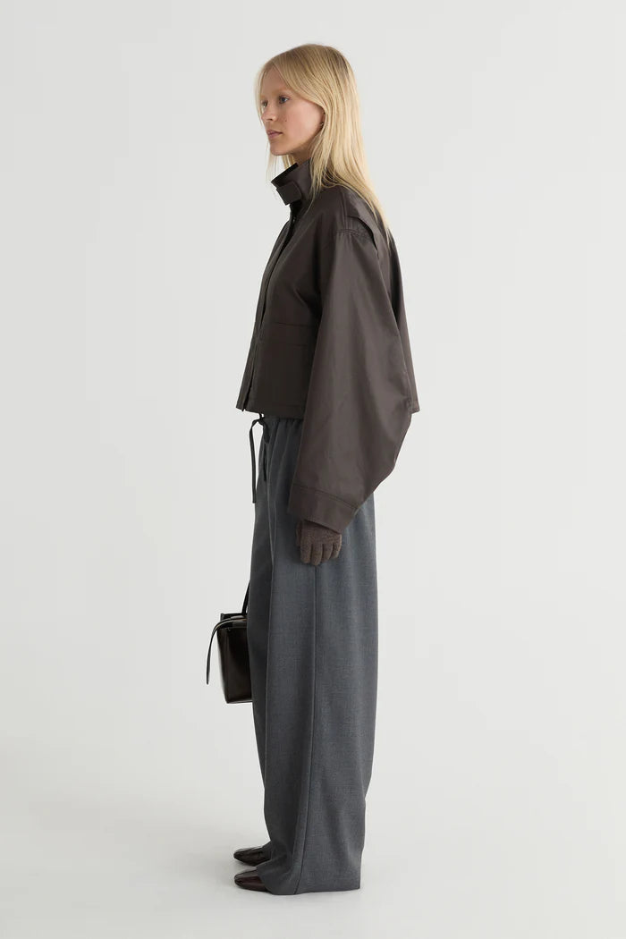 Friends With Frank The Greer Jacket in Chocolate