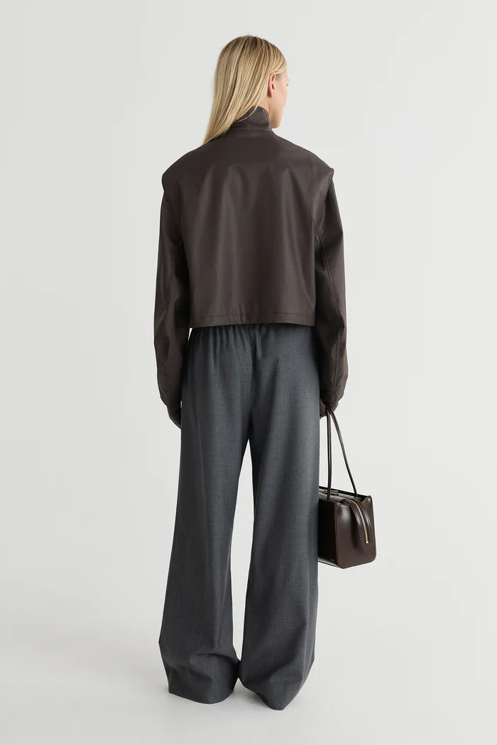 Friends With Frank The Greer Jacket in Chocolate